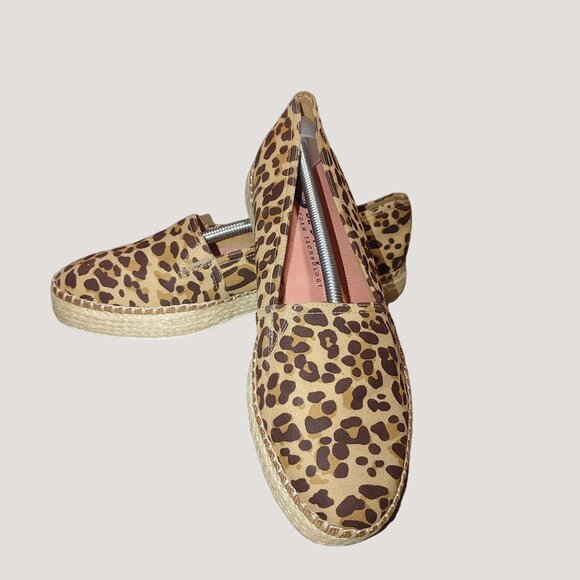 Dr. Scholls Be Energized Womens Leopard Print Slip On Espadrilles Size 8.5 - Picture 1 of 10